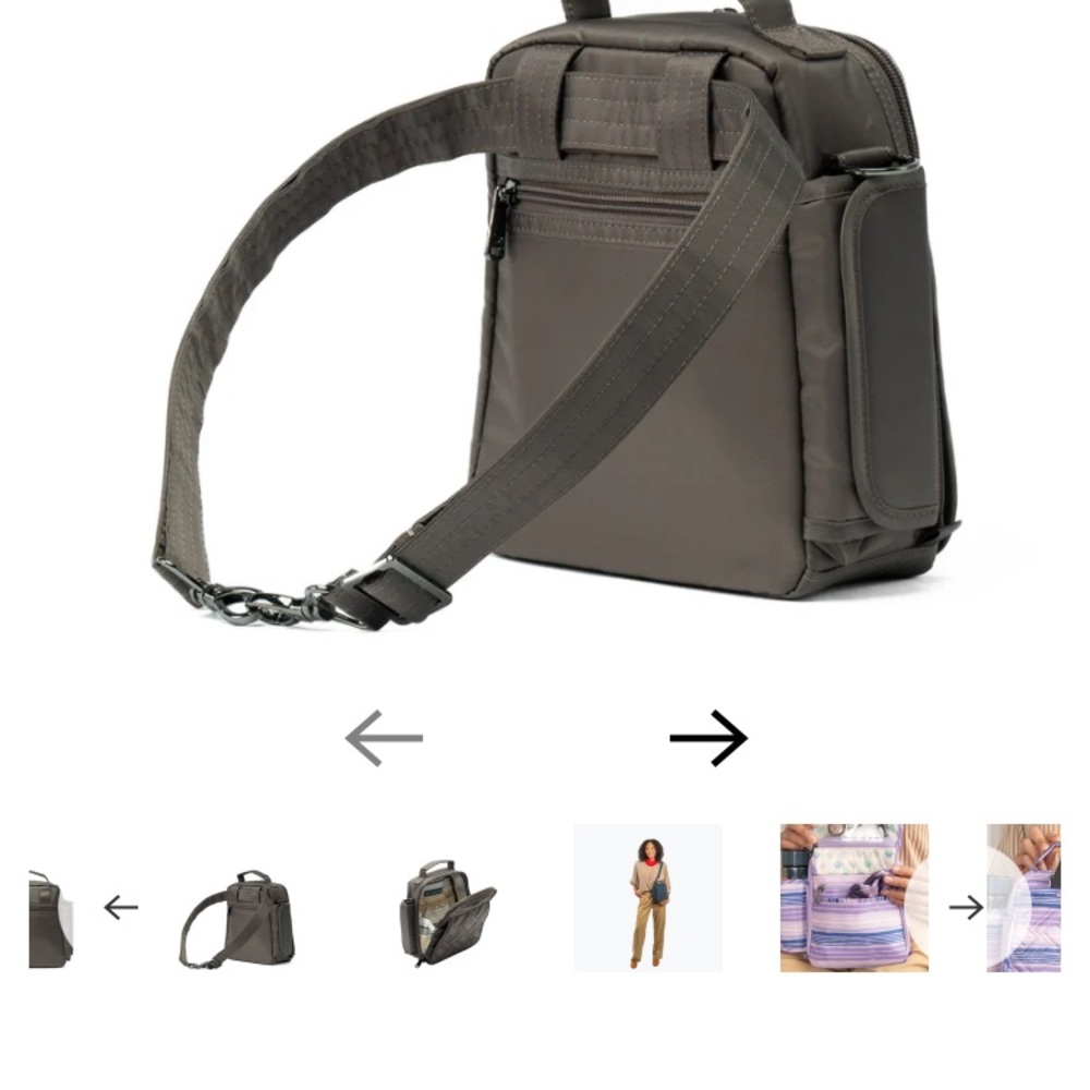 Lug Olive Green Flapper SE Crossbody Bag - NWT - Picture 9 of 13